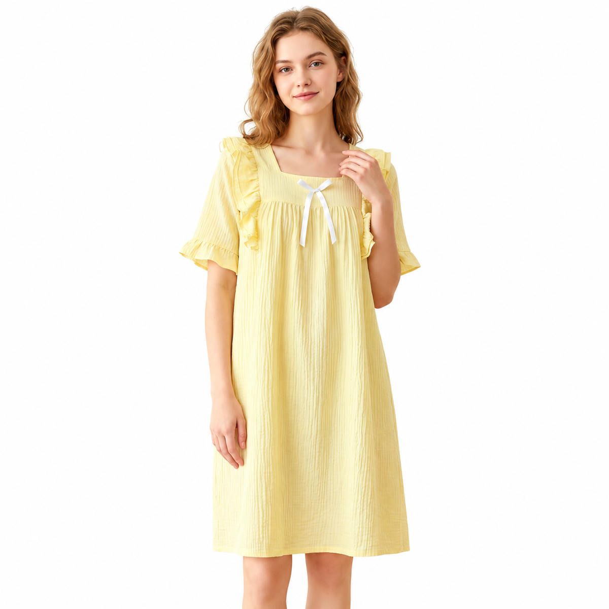 SHORT NIGHTY-PLAIN