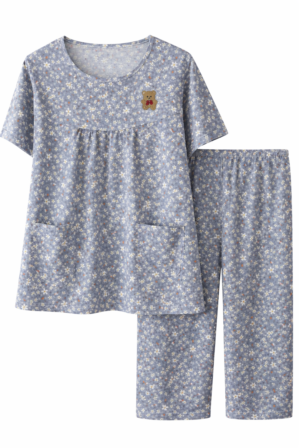 Daisy Bloom Comfort Night Suit
