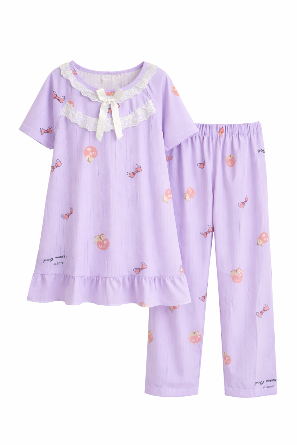 Sweet Lavender Kids Nightwear Set