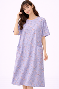 Lavender Blossom Comfort Night Dress