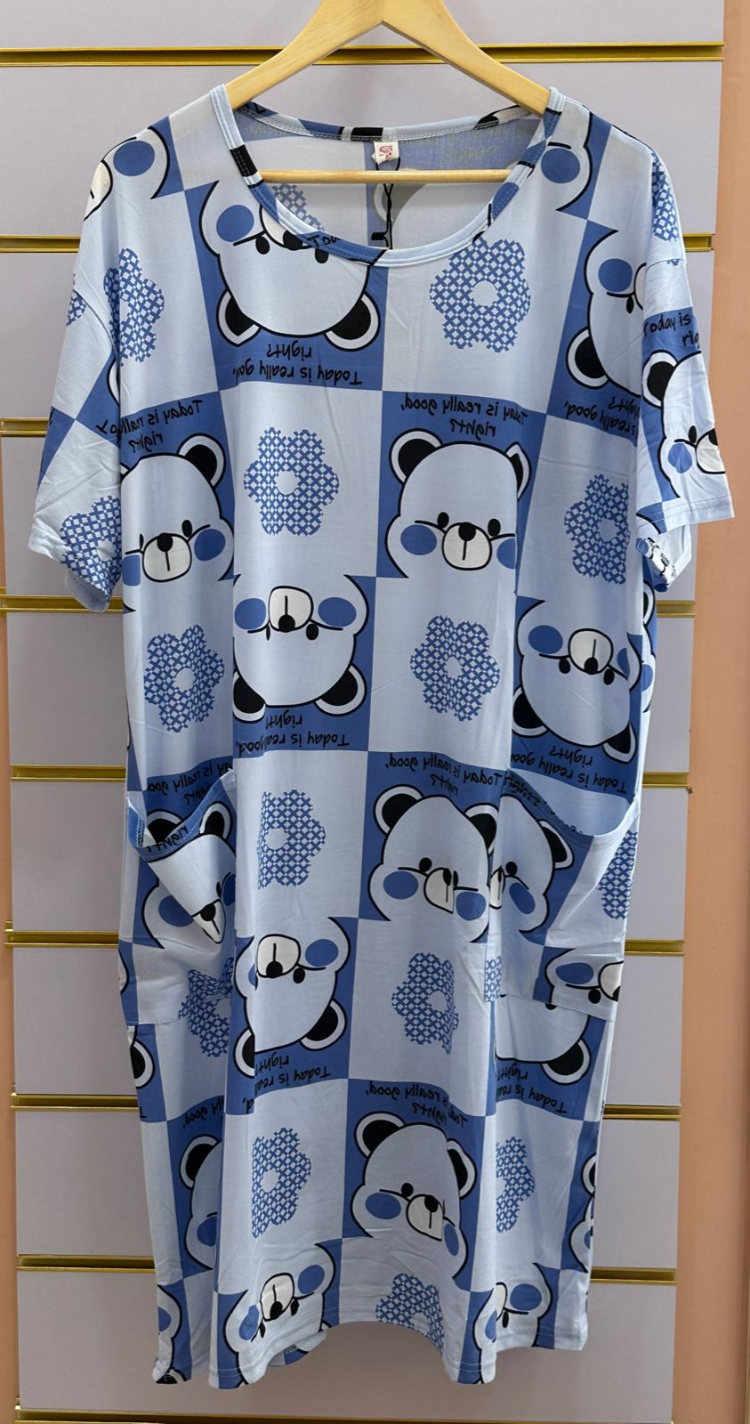 Blue Panda Comfort Dress