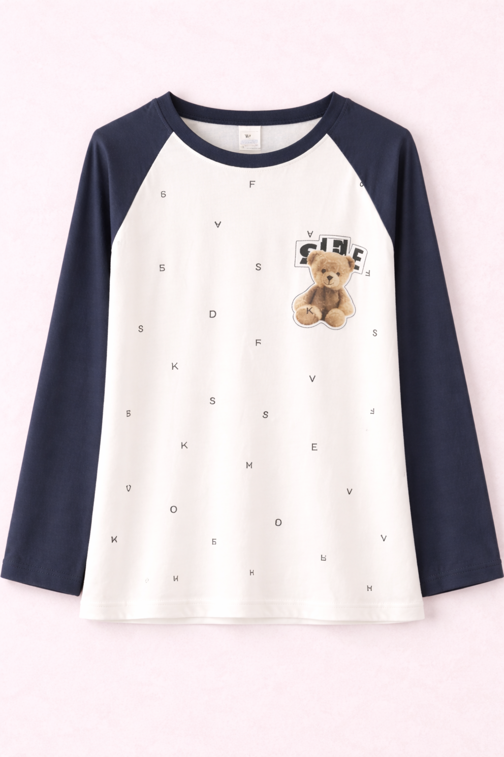 Teddy Comfort Raglan Night Suit