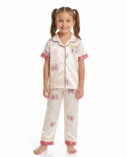 Satin kids 2pc - Sakura