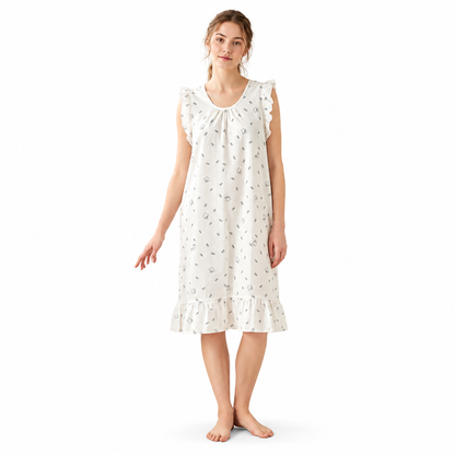 ROUND NECK SHORTY-KITTY WHITE
