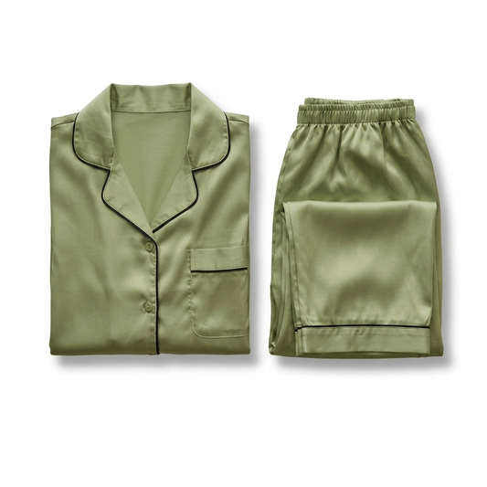 SATIN PLAIN-P.GREEN