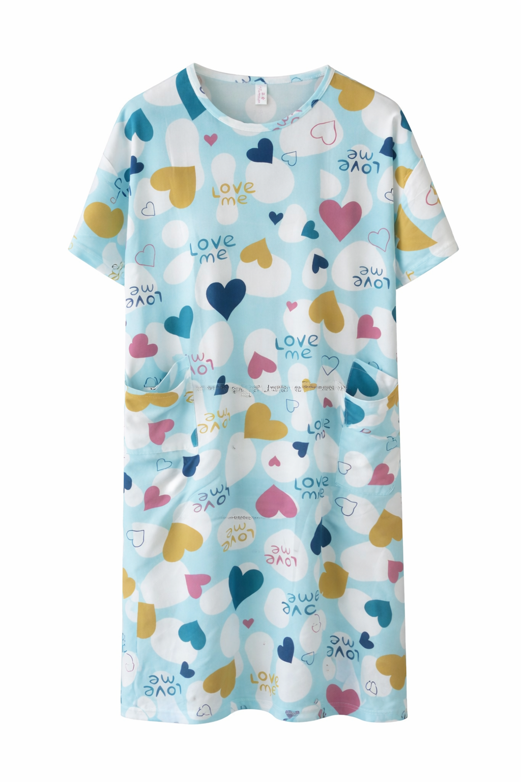 Sweetheart Sky Blue Night Dress