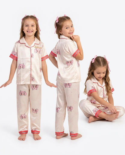 Satin kids 2pc - Sakura