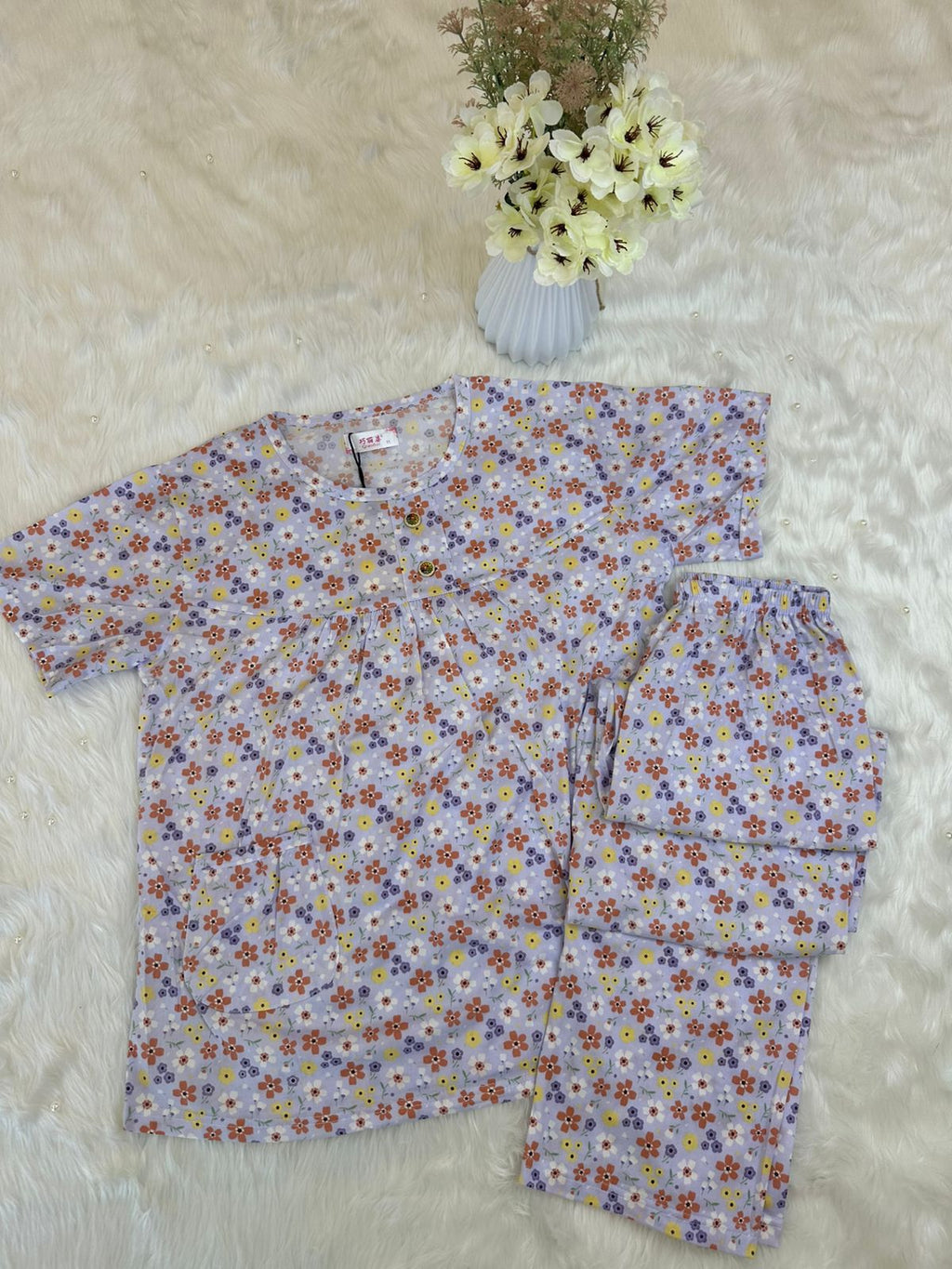Lavender Blossom Lounge Set