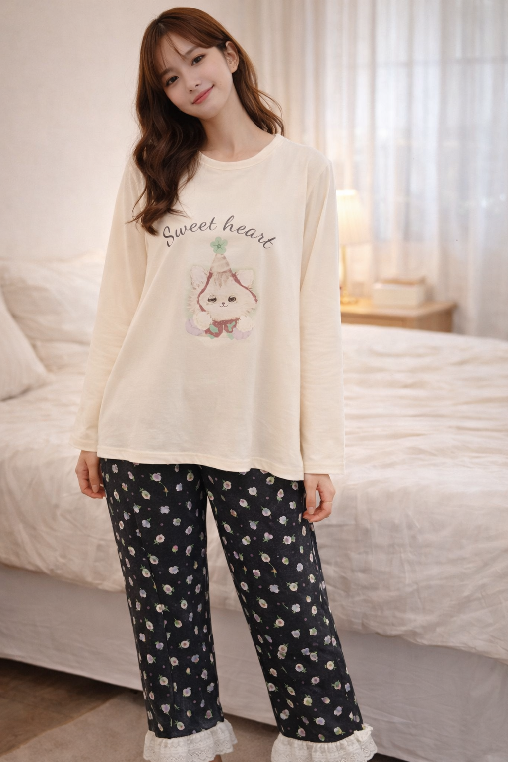 Sweet Heart Cat Lounge Set
