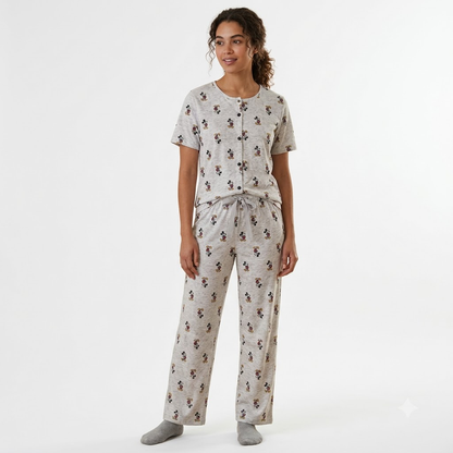 THREAD PJ SET -WHITE