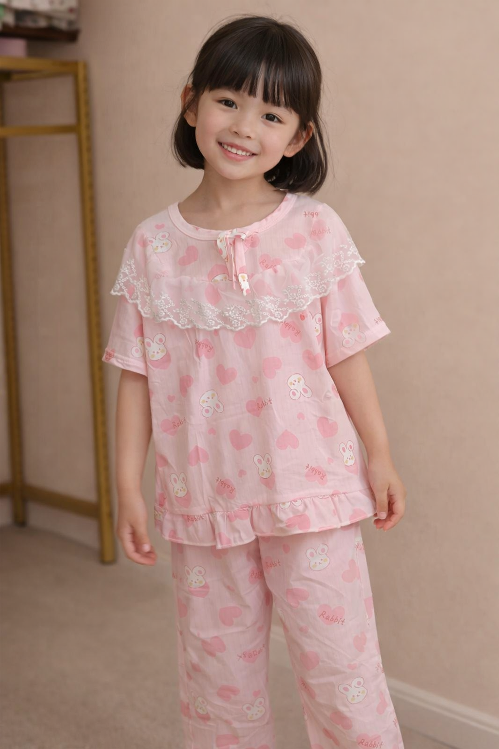 Sweet Bunny Dreams Kids Nightwear Set