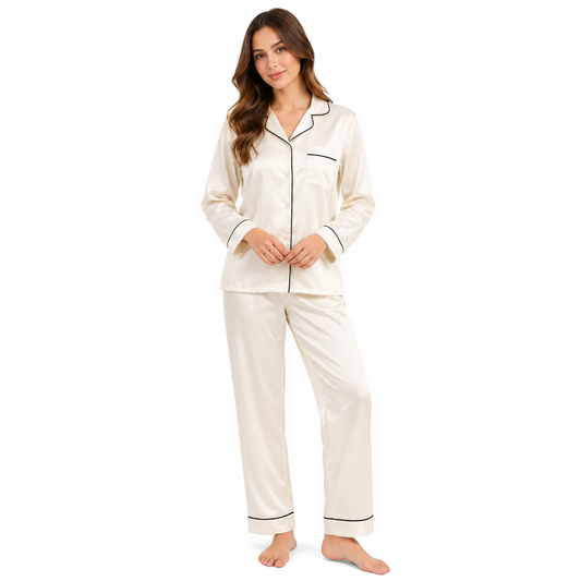 SATIN PLAIN-CREAM