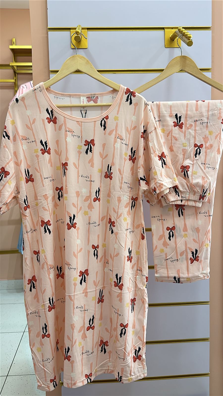 Sky Bloom Comfort Nightsuit