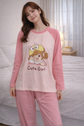 Dreamy Bunny Stripe Lounge Top Set