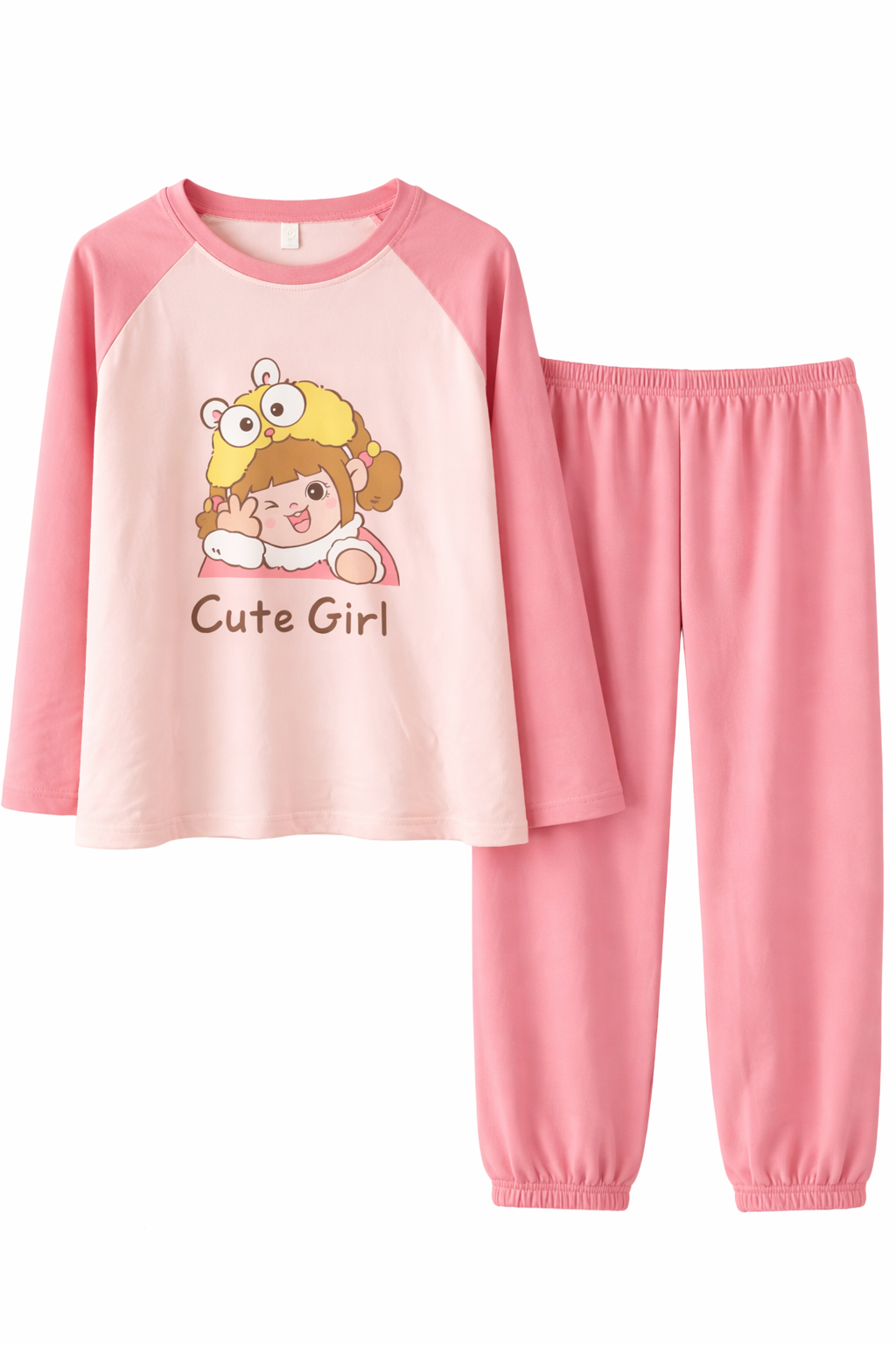 Dreamy Bunny Stripe Lounge Top Set